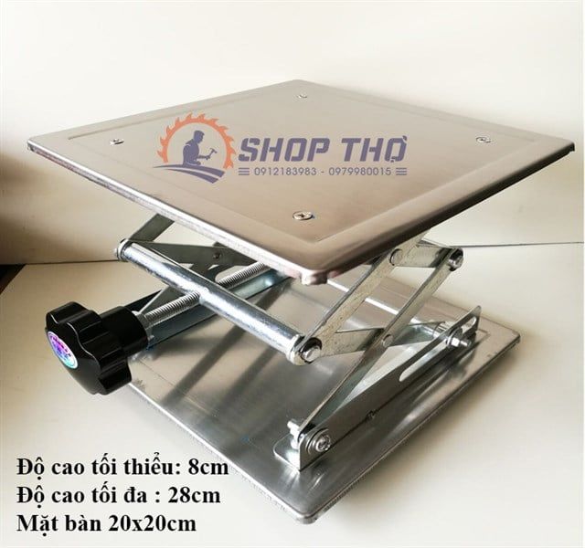 Bàn nâng ST828 - mặt bàn 20x20cm