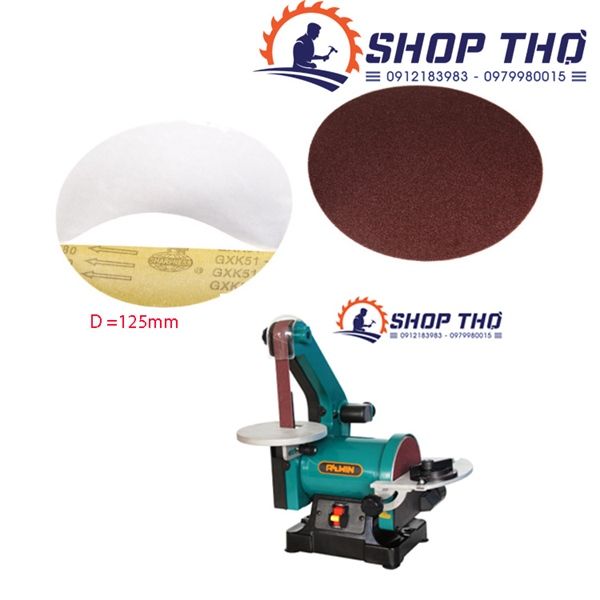 Giấy nhám tròn SHARPNESS có keo dán đường kính 125mm P400 cho máy chà nhám đĩa và đai