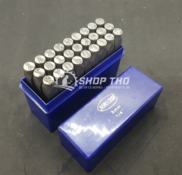 Bộ đột dấu chữ cái trên kim loại cỡ 6mm