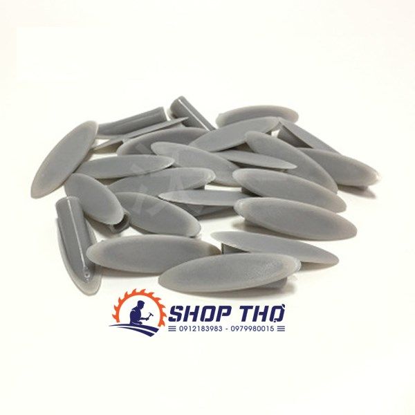Bịt nhựa khoan chéo #5 - màu xám (túi 100c)