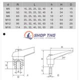  Tay vặn nhanh cỡ M12*95*50 