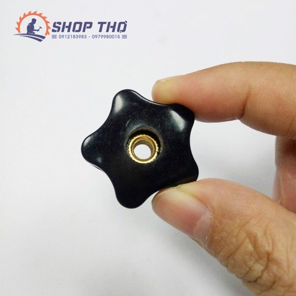 Núm vặn xuyên tâm ren M8X50 (núm thủng)