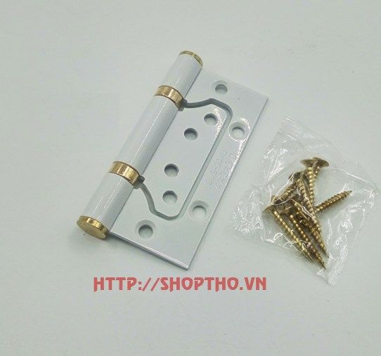 Bản lề mẹ con cỡ 4inch màu trắng