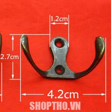 Móc treo giả cổ đôi K270: 12-27-42mm