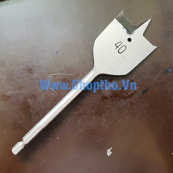 Mũi khoét đuôi cá D40 - chuôi lục