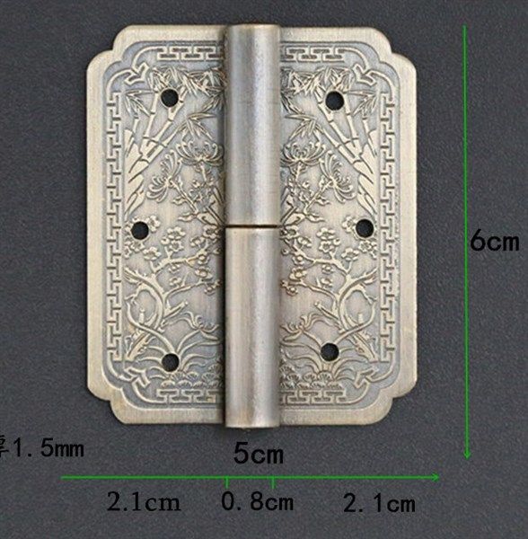 Bản lề giả cổ kiểu chữ nhật KT: 5x6cm