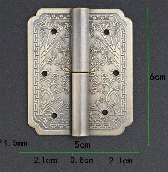  Bản lề giả cổ kiểu chữ nhật KT: 5x6cm 