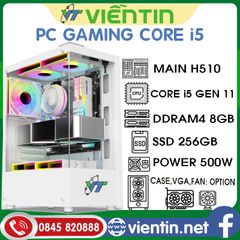 Máy tính để bàn PC Gaming VT510 (Main H510, CPU Core i5, DDR4 8GB, SSD256GB, PSU 500W)