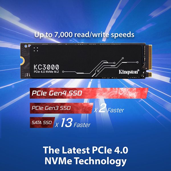 Ổ cứng SSD Kingston KC3000 2048GB NVMe KC3000D/2048G