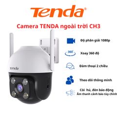 Camera ip wifi Tenda CH3-WCA 2MP Quay Quét Ngoài Trời  FUll HD 1080P