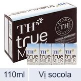 Thùng 48 hộp sữa tươi tiệt trùng socola TH true MILK 110ml
