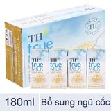 Thùng 48 hộp sữa tươi tiệt trùng TH true MILK ngũ cốc Light Meal 180ml