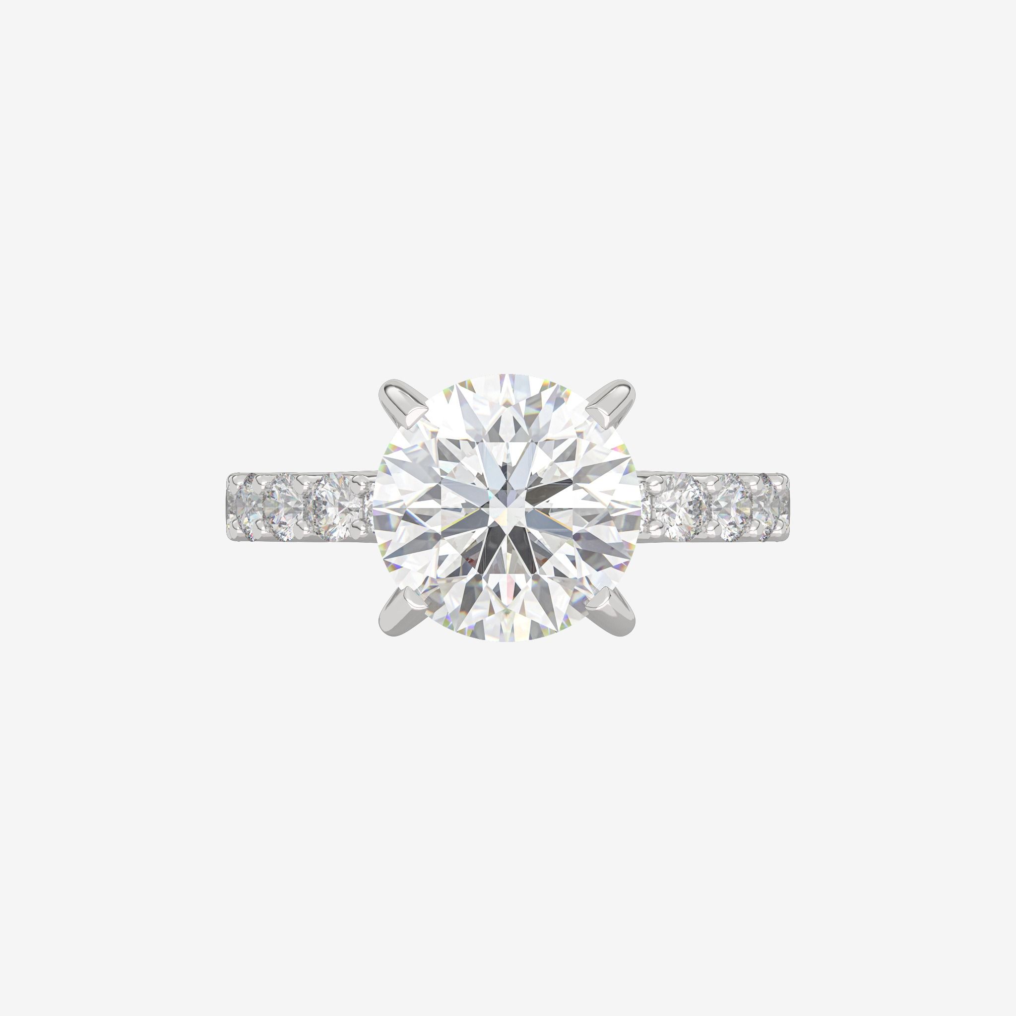 SEMI-SET ENGAGEMENT RING
