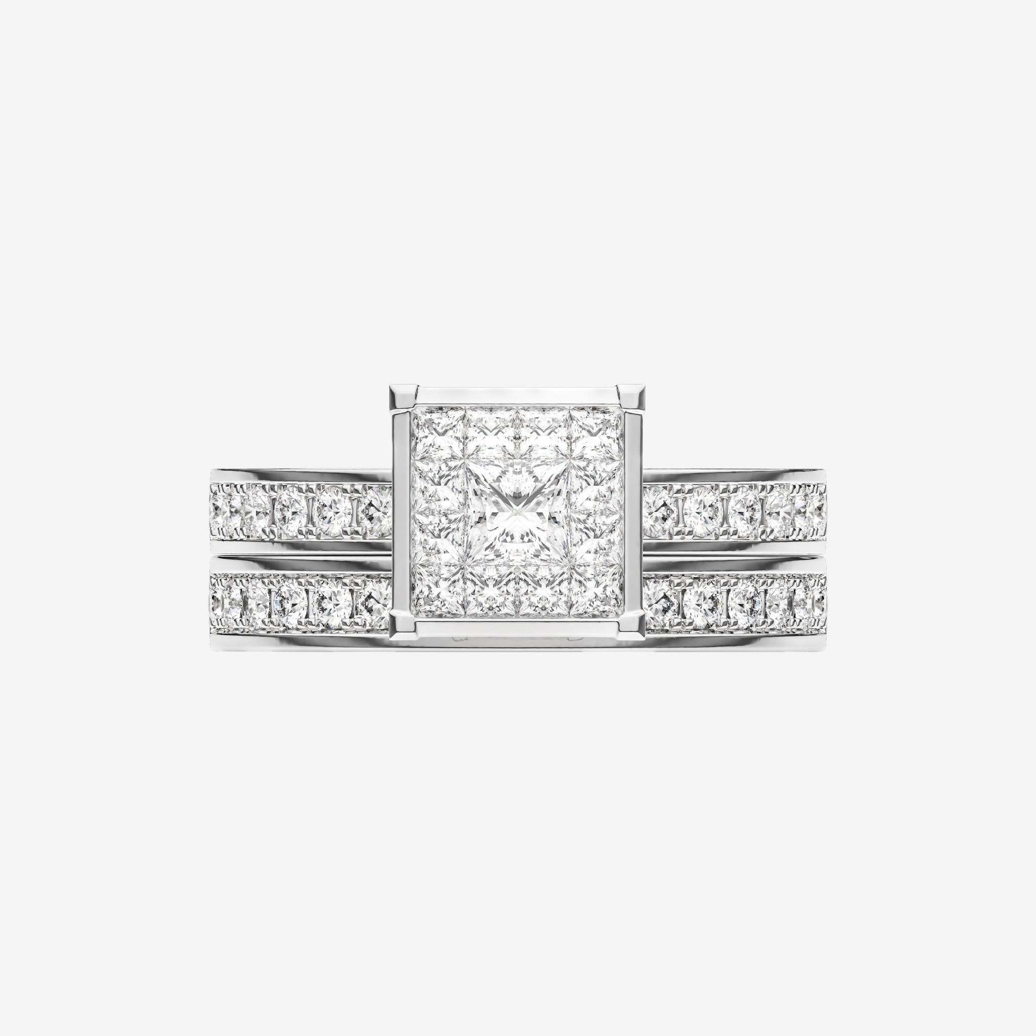 ACCENTED CLUSTER RING