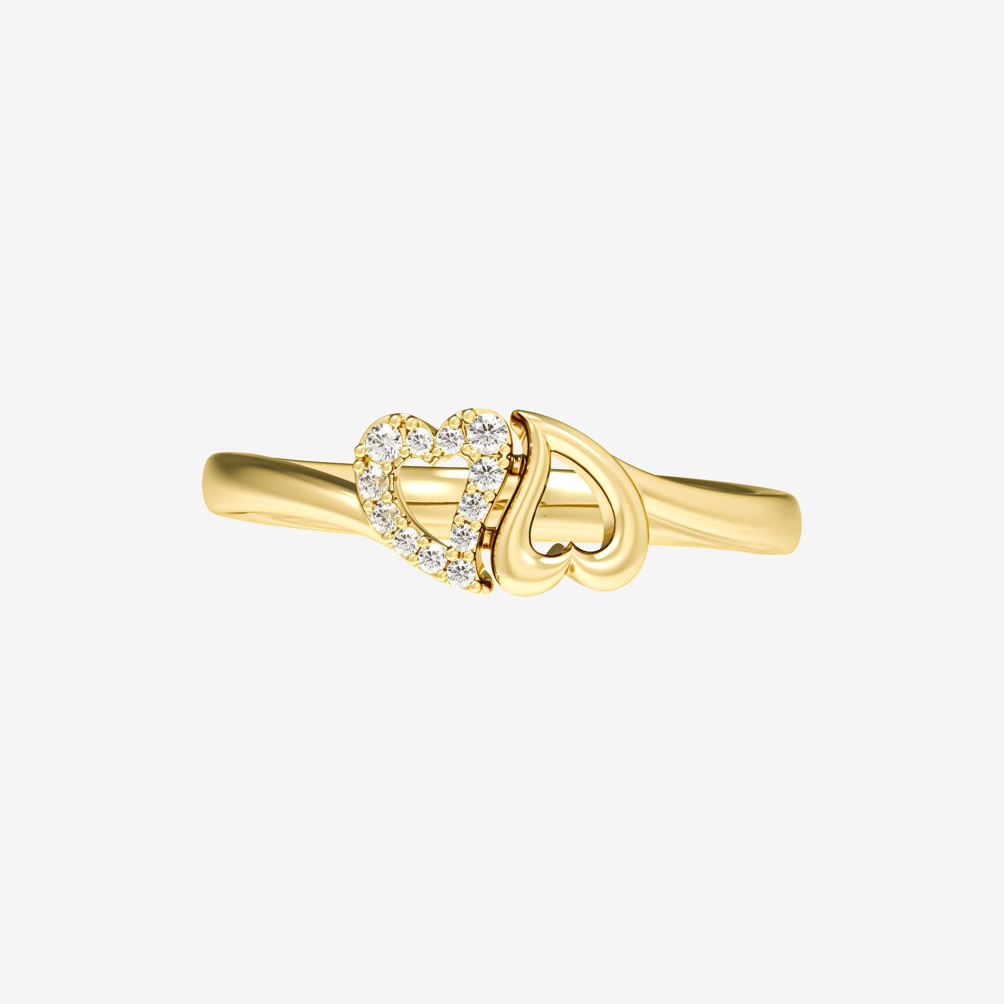 DUO HEART RING