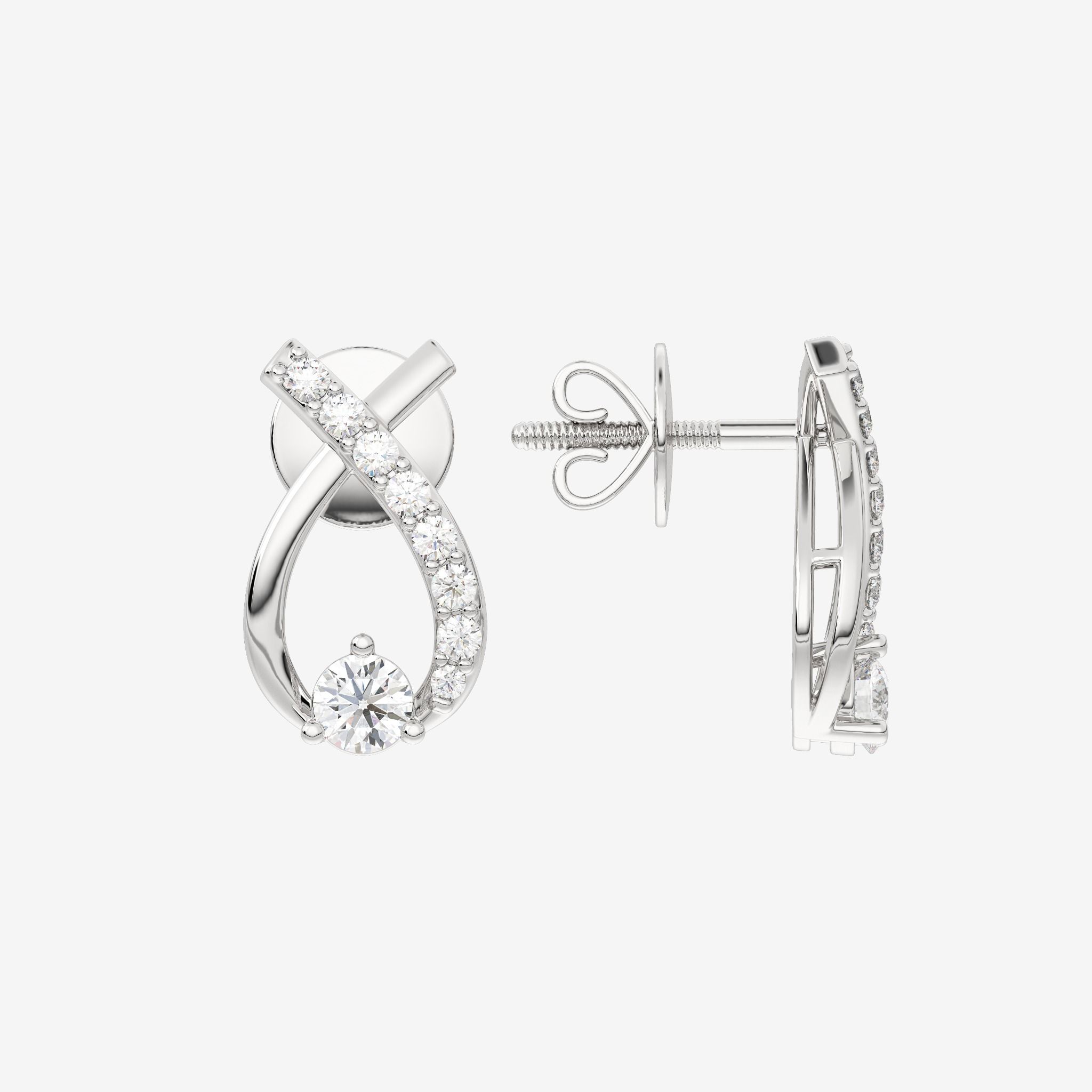 LOOP STUD EARRINGS
