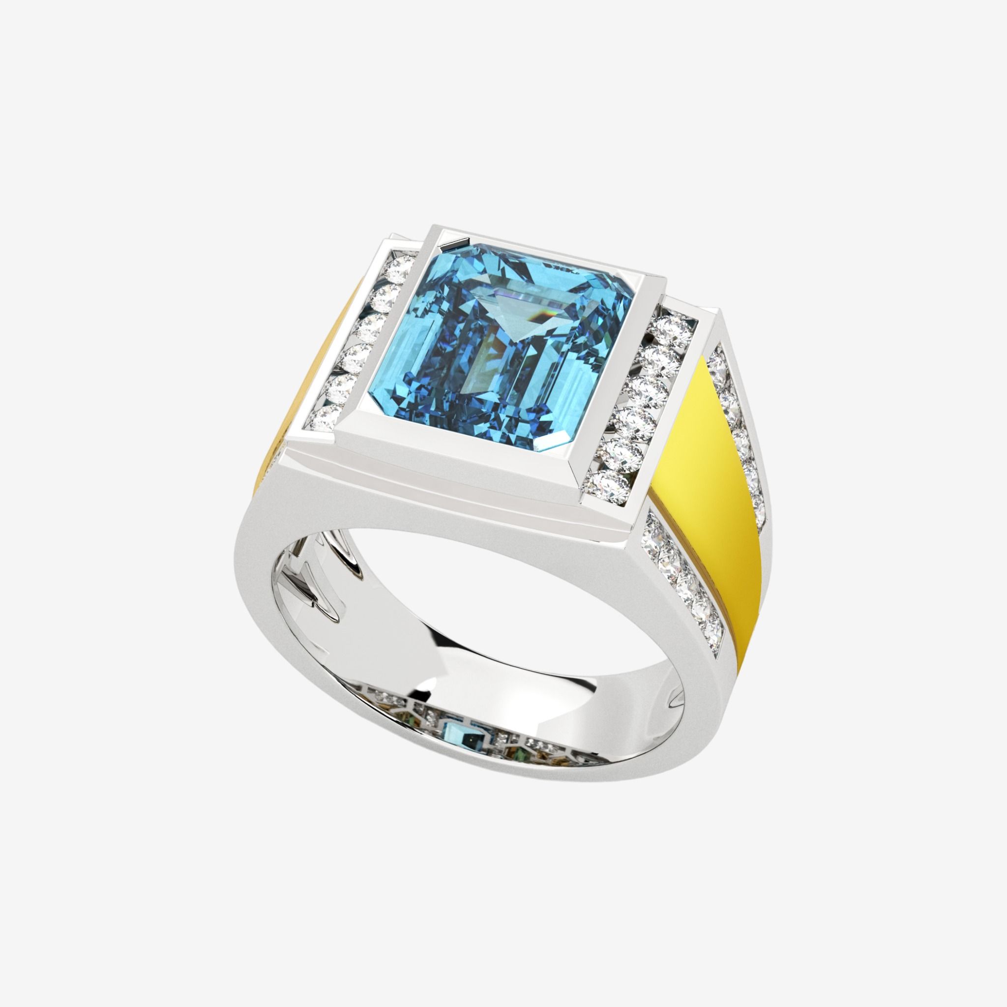 ACCENTED MEN RING