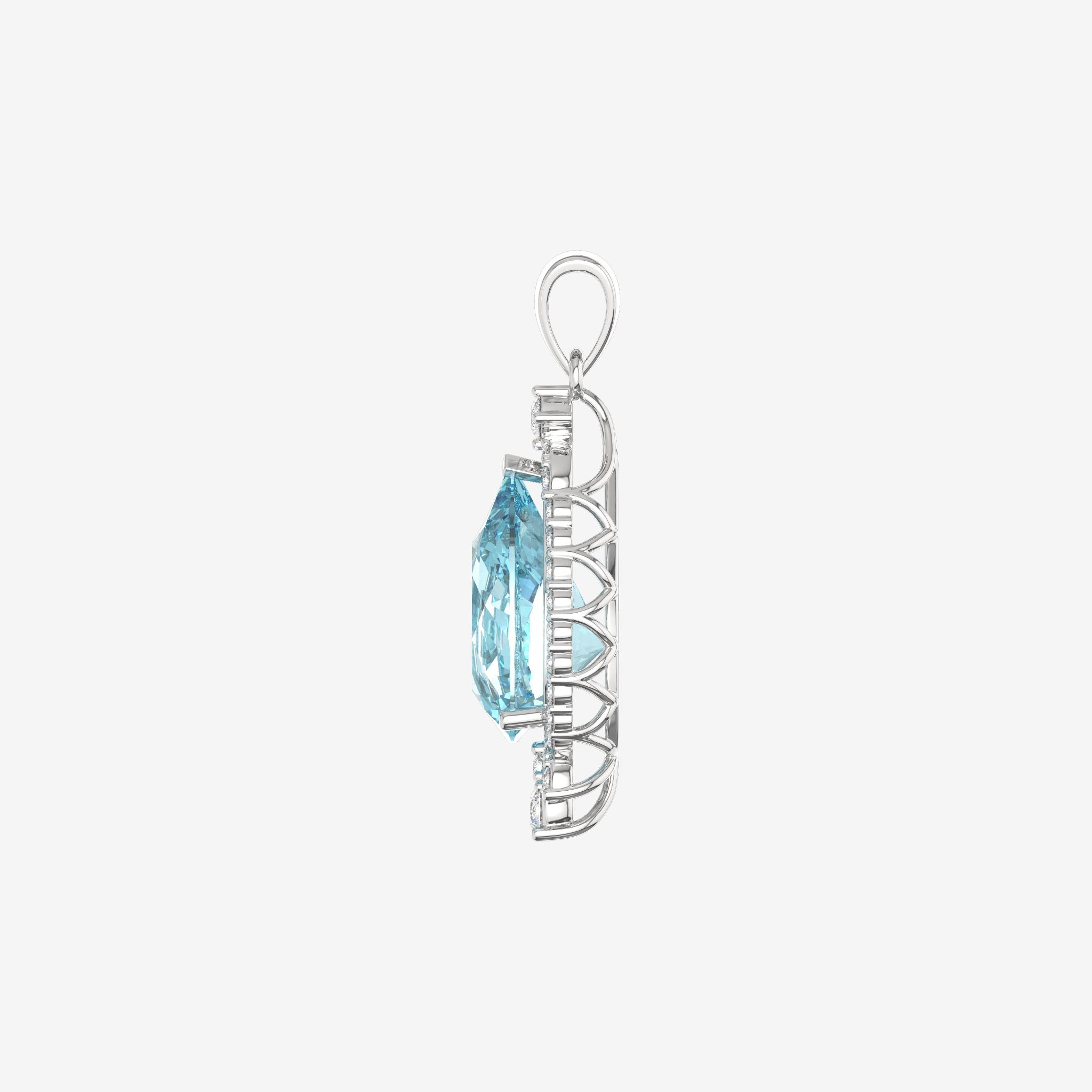 ACCENTED GEMSTONE PENDANT