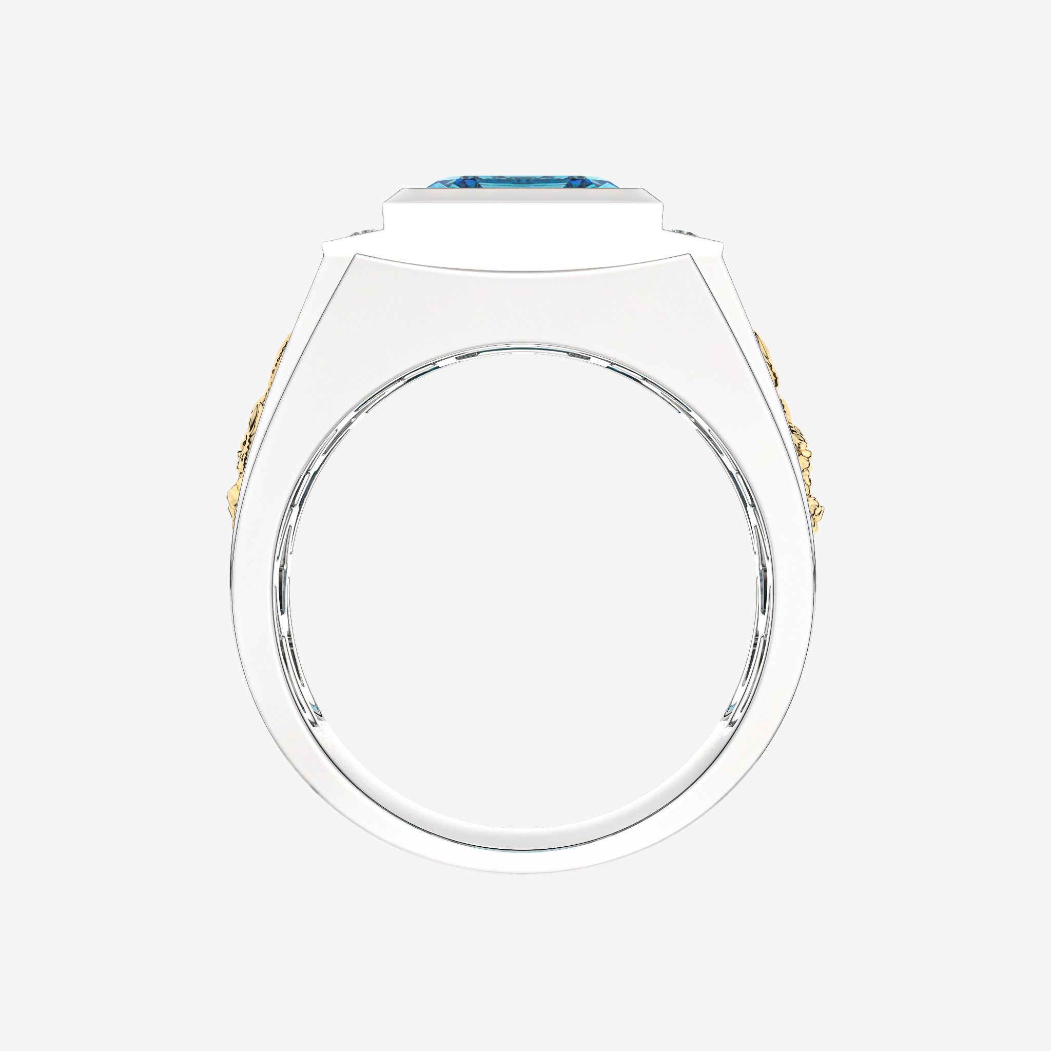 EMBOSSED ZODIAC MEN RING