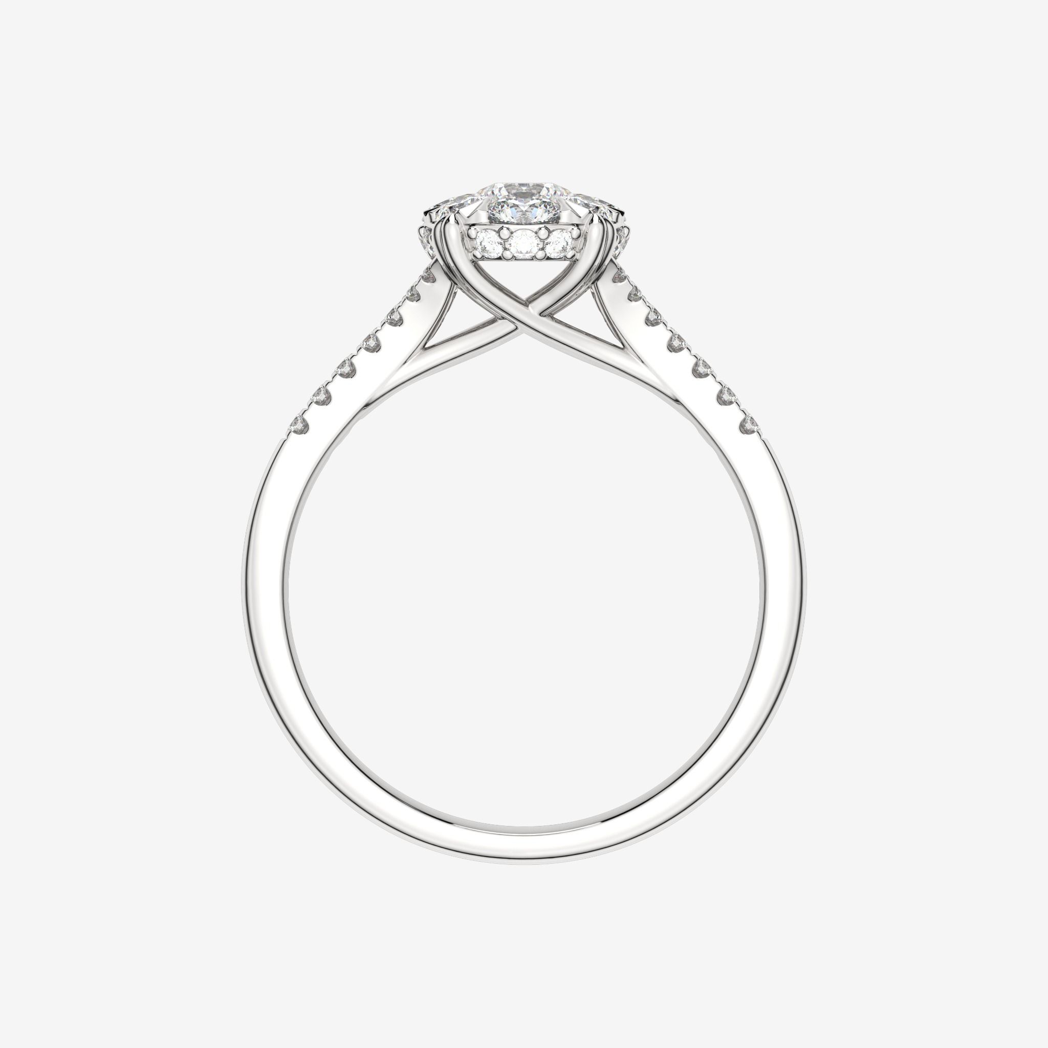 DOUBLE SHANK CLUSTER RING