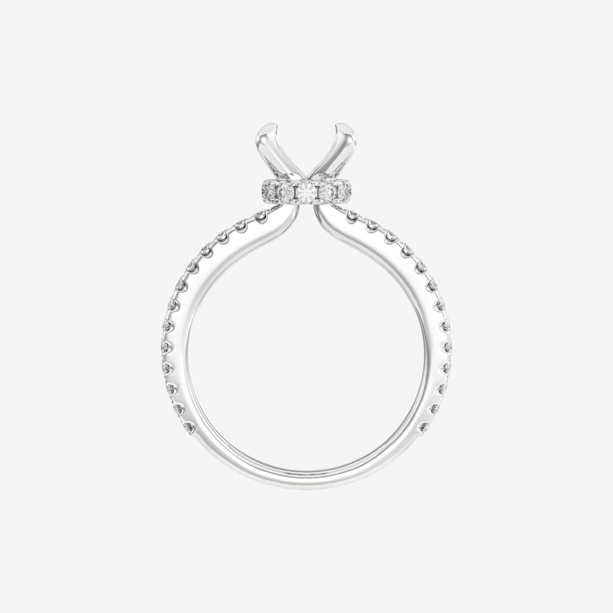 ACCENTED SEMI-SET ENGAGEMENT RING