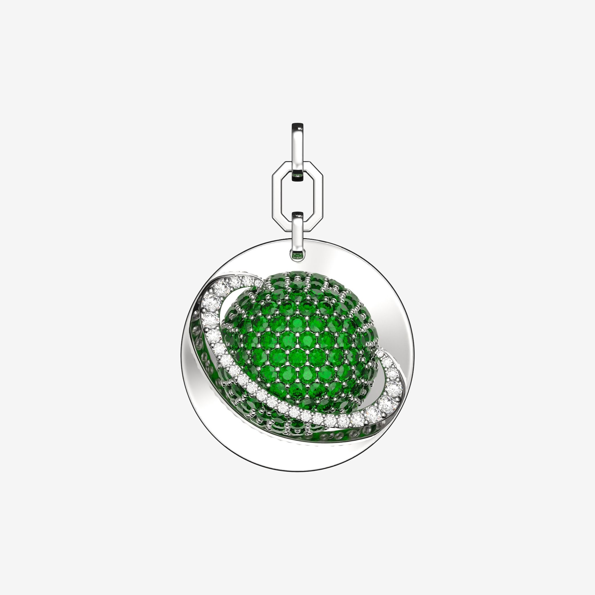 PAVÉ PLANET PENDANT