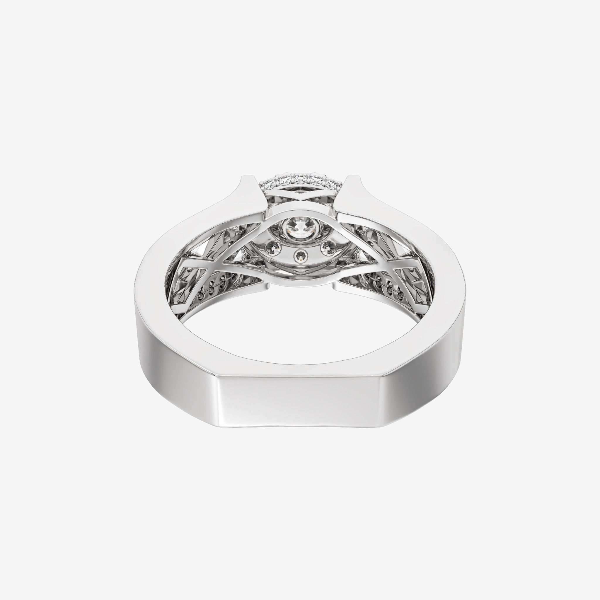 ACCENTED CLUSTER RING