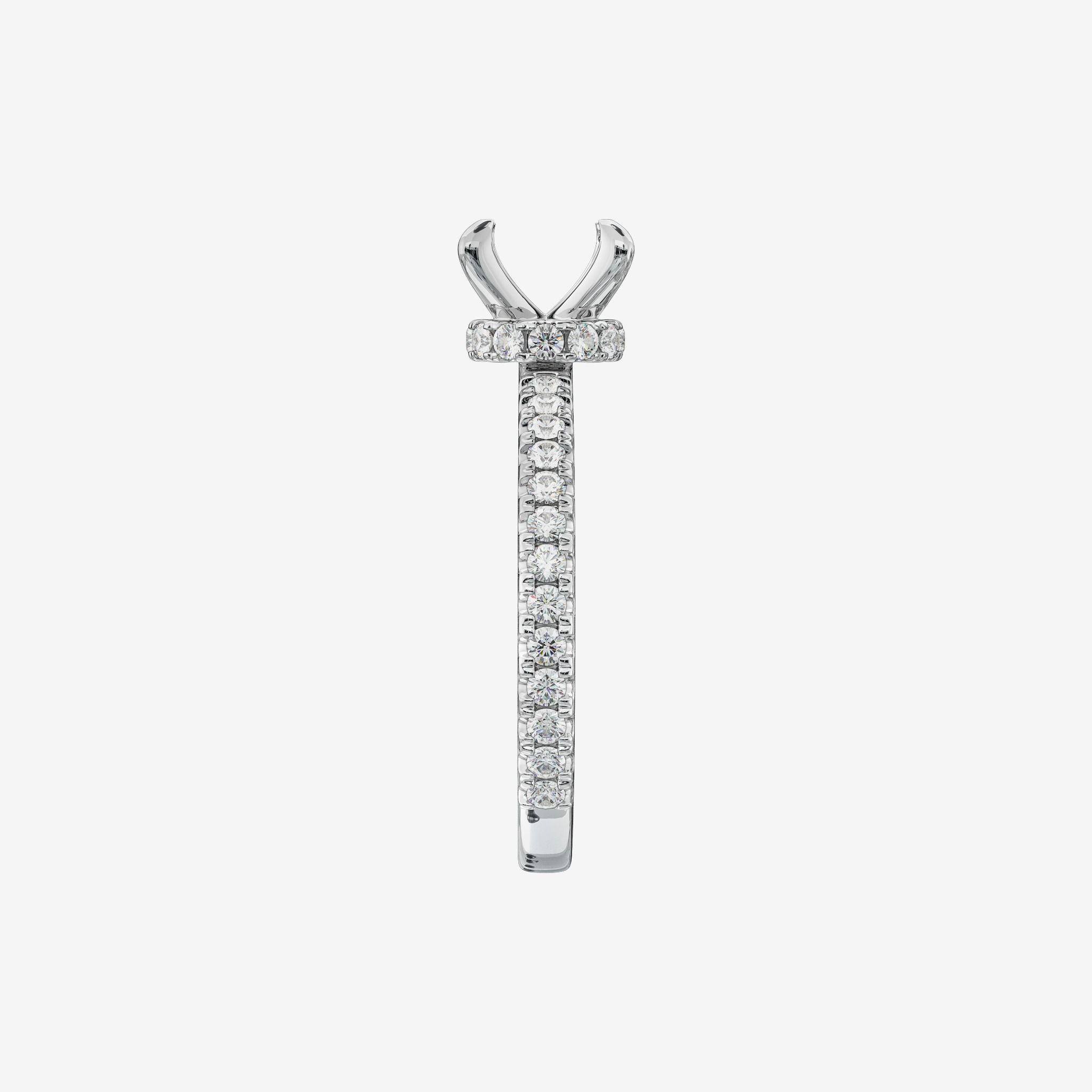 ACCENTED SEMI-SET ENGAGEMENT RING