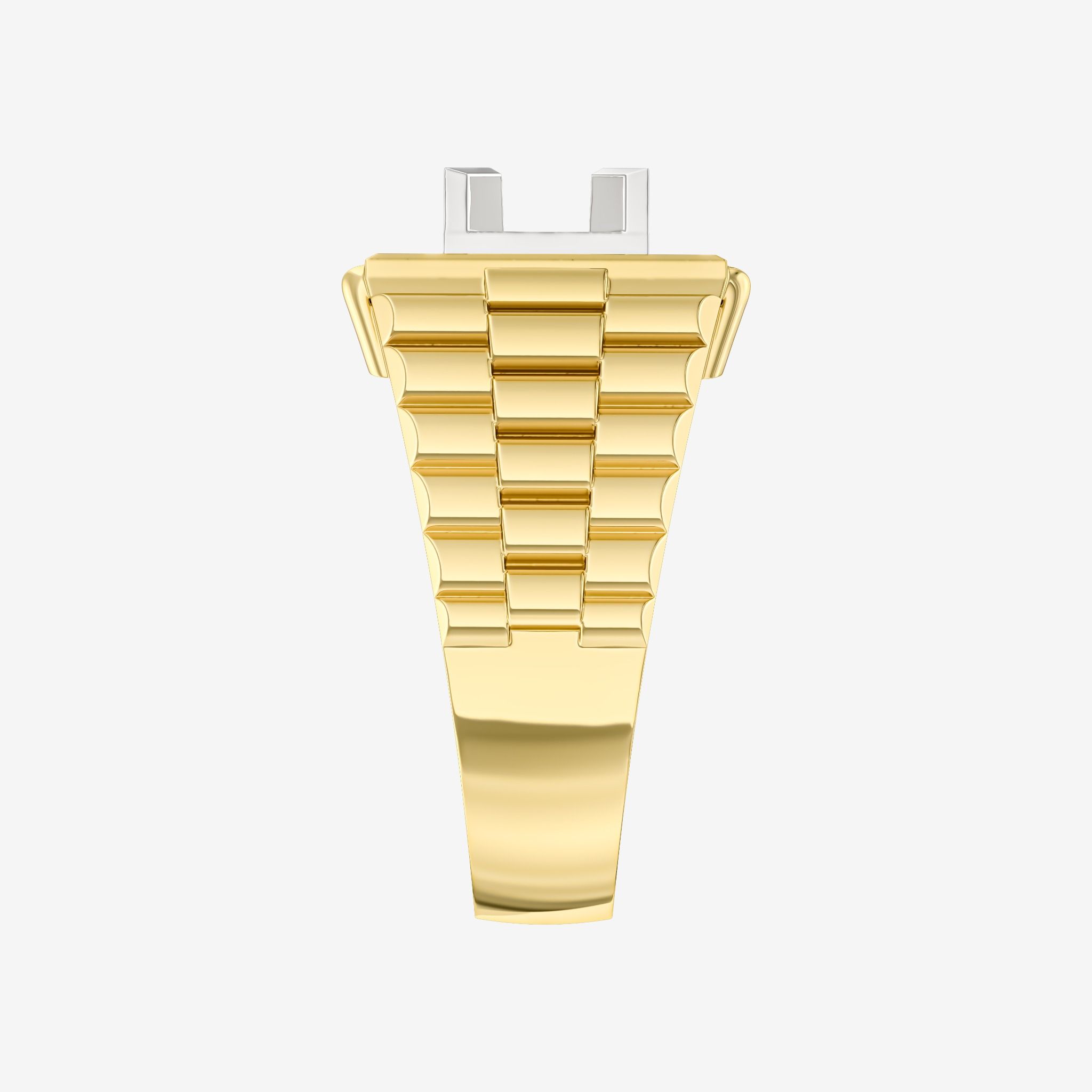 ACCENTED SEMI-SET MEN RING