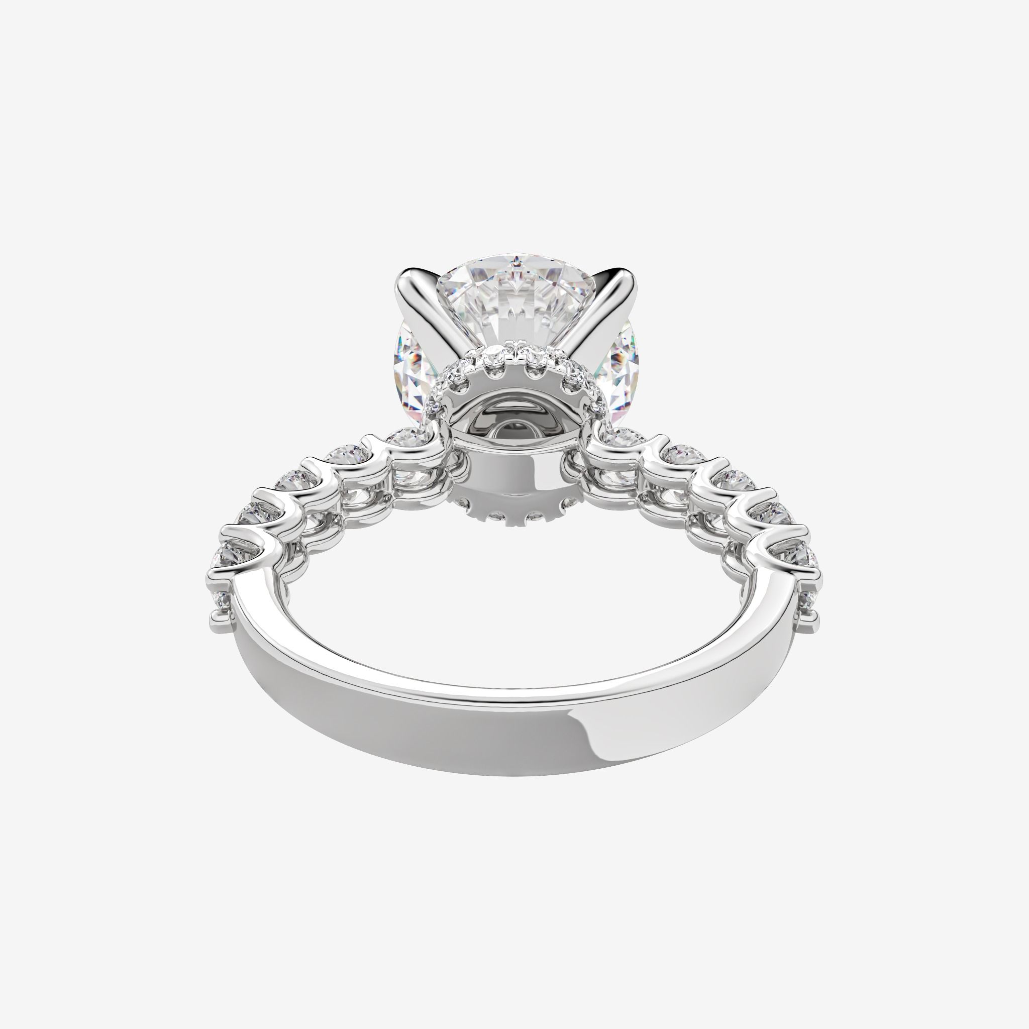 SEMI-SET ENGAGEMENT RING