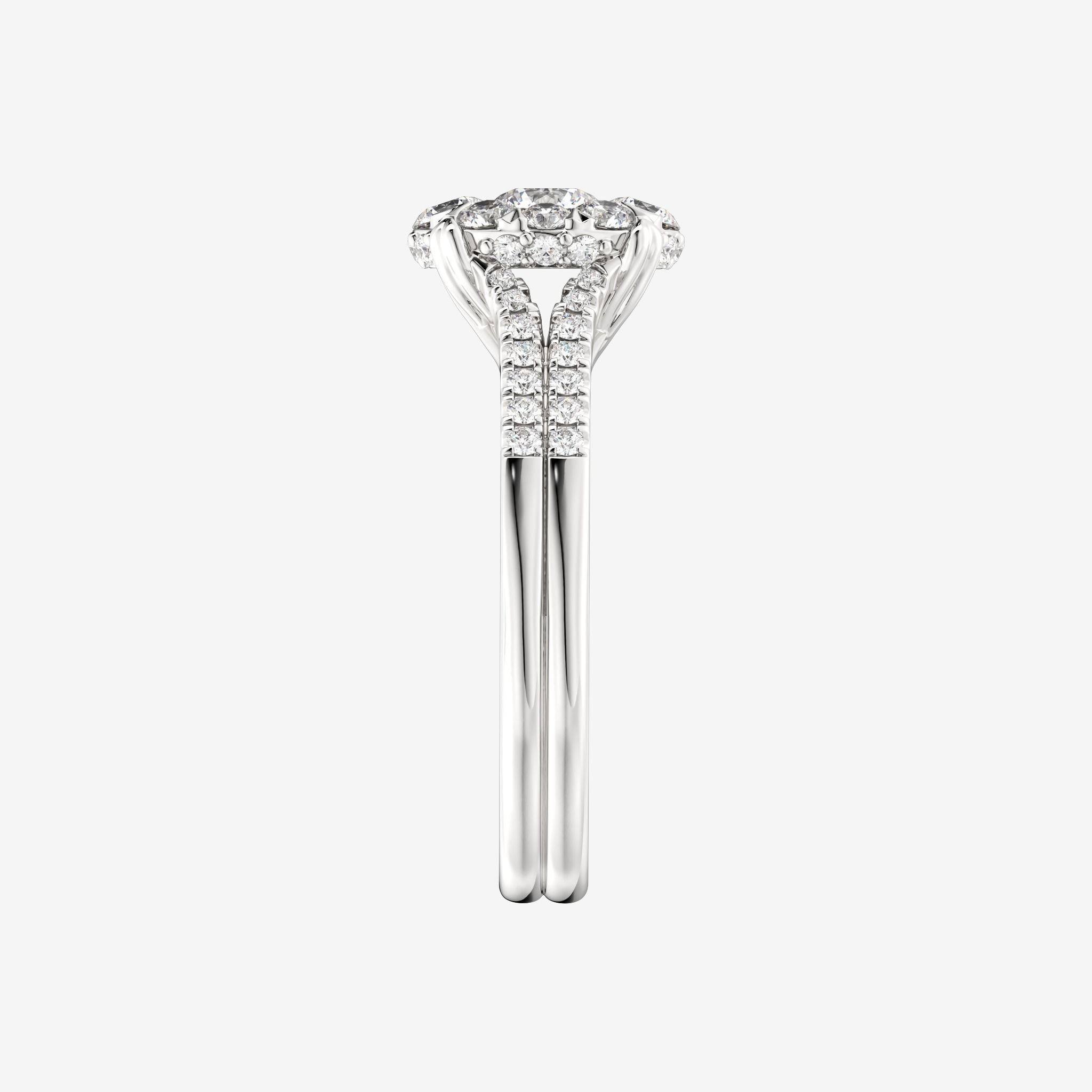 DOUBLE SHANK CLUSTER RING