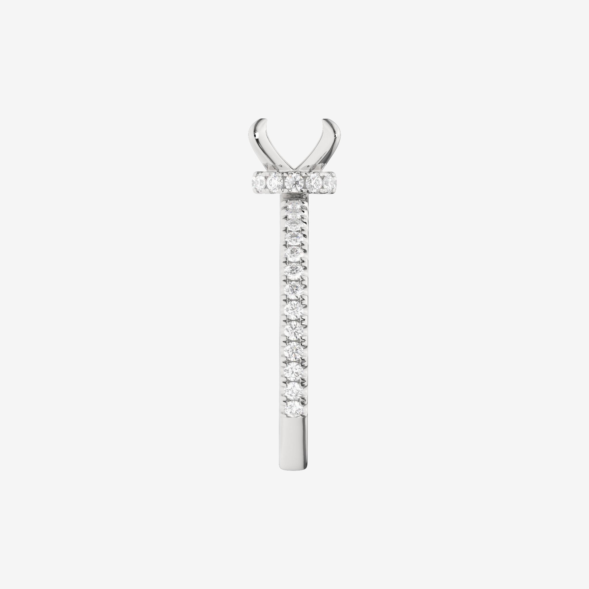 ACCENTED SEMI-SET ENGAGEMENT RING