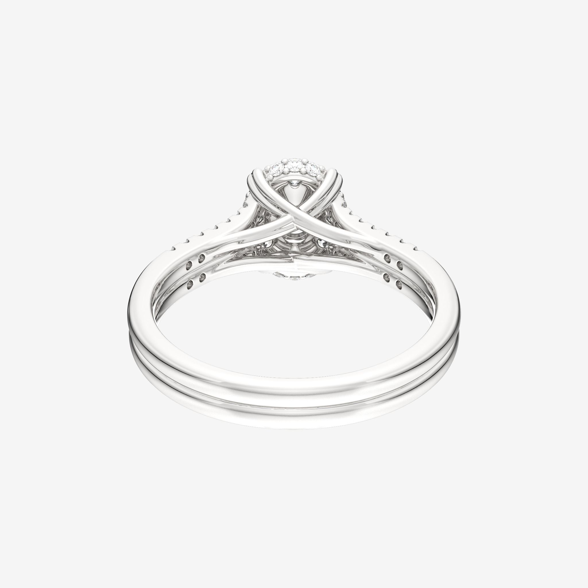 DOUBLE SHANK CLUSTER RING