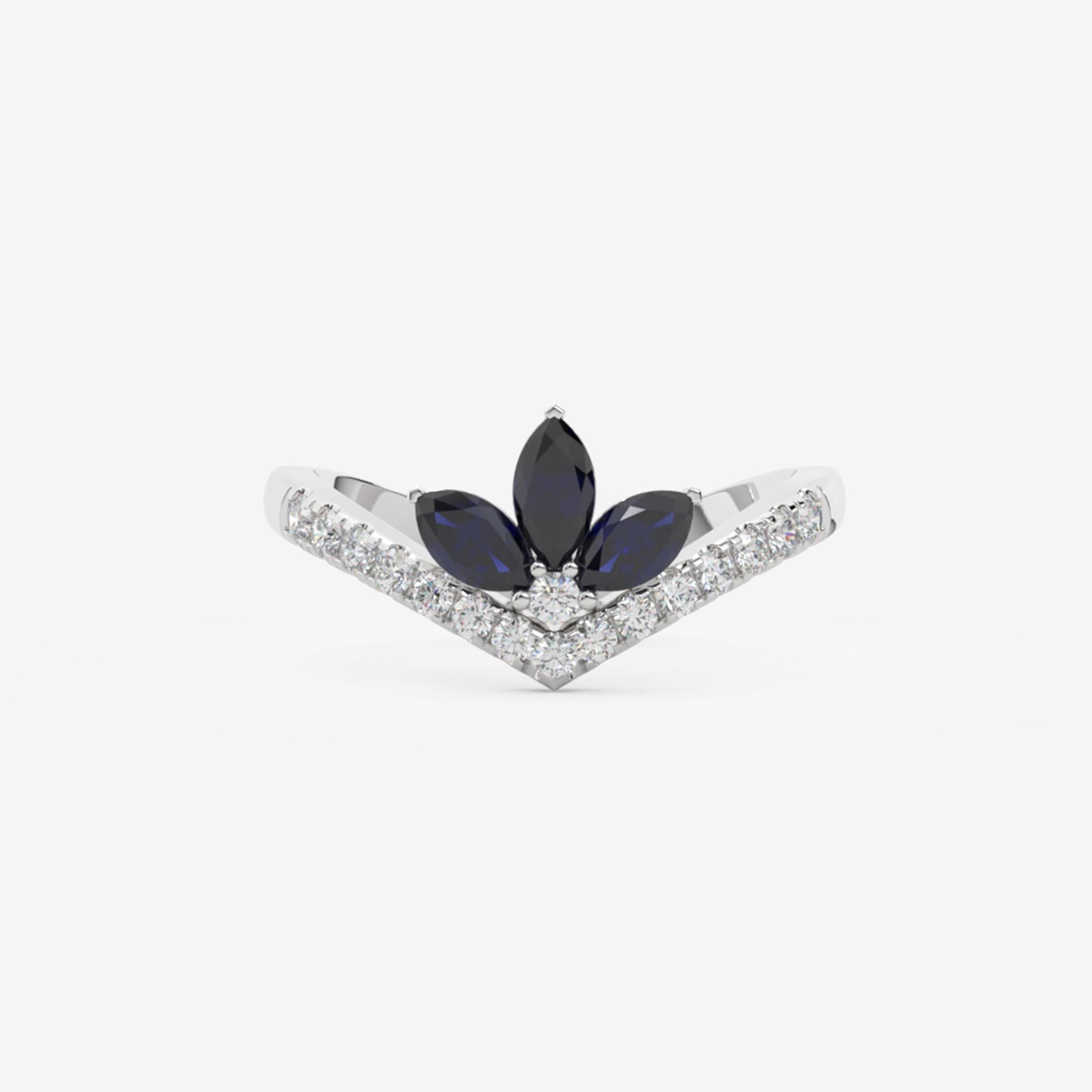 ASYMMETRICAL CONTOUR RING