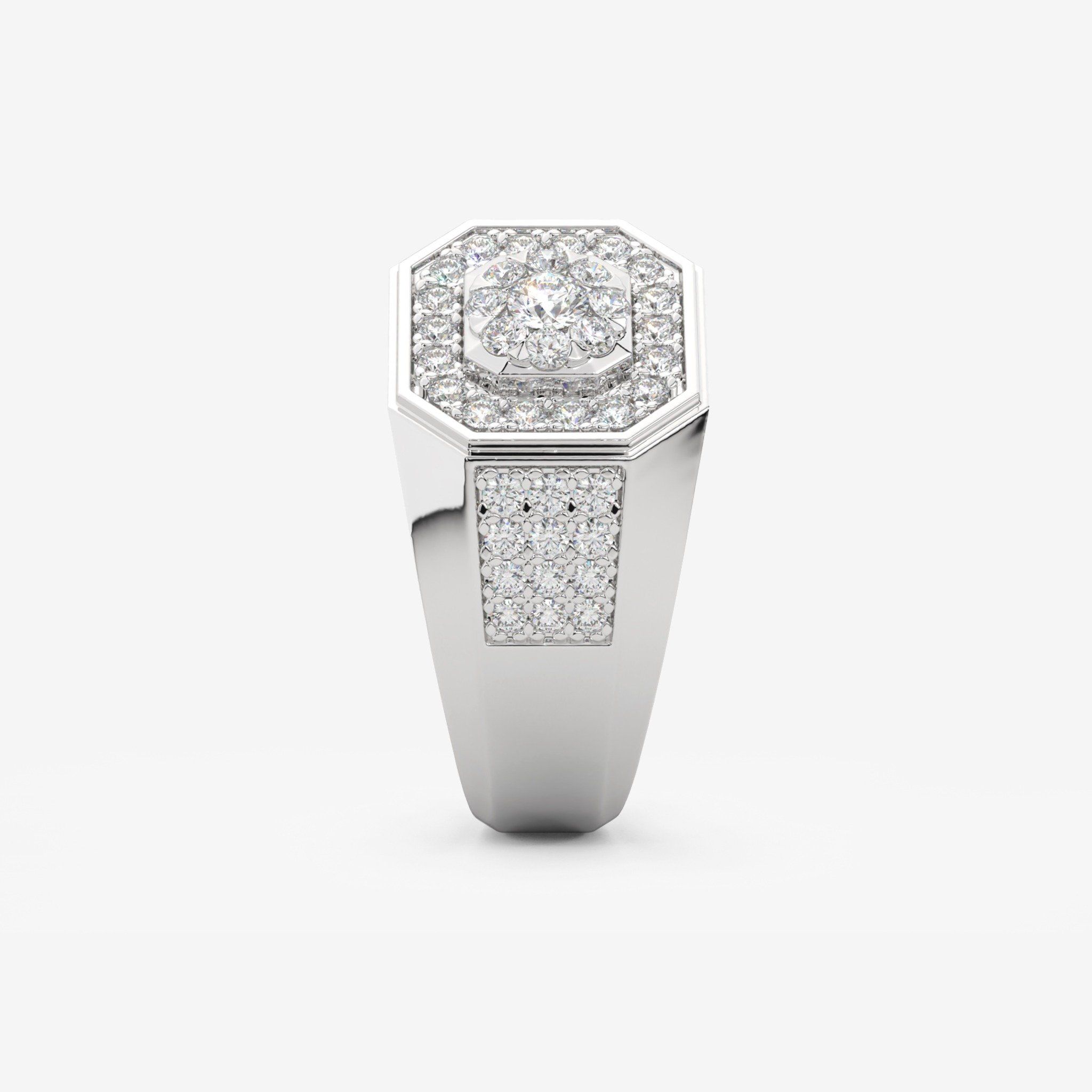 ACCENTED CLUSTER RING