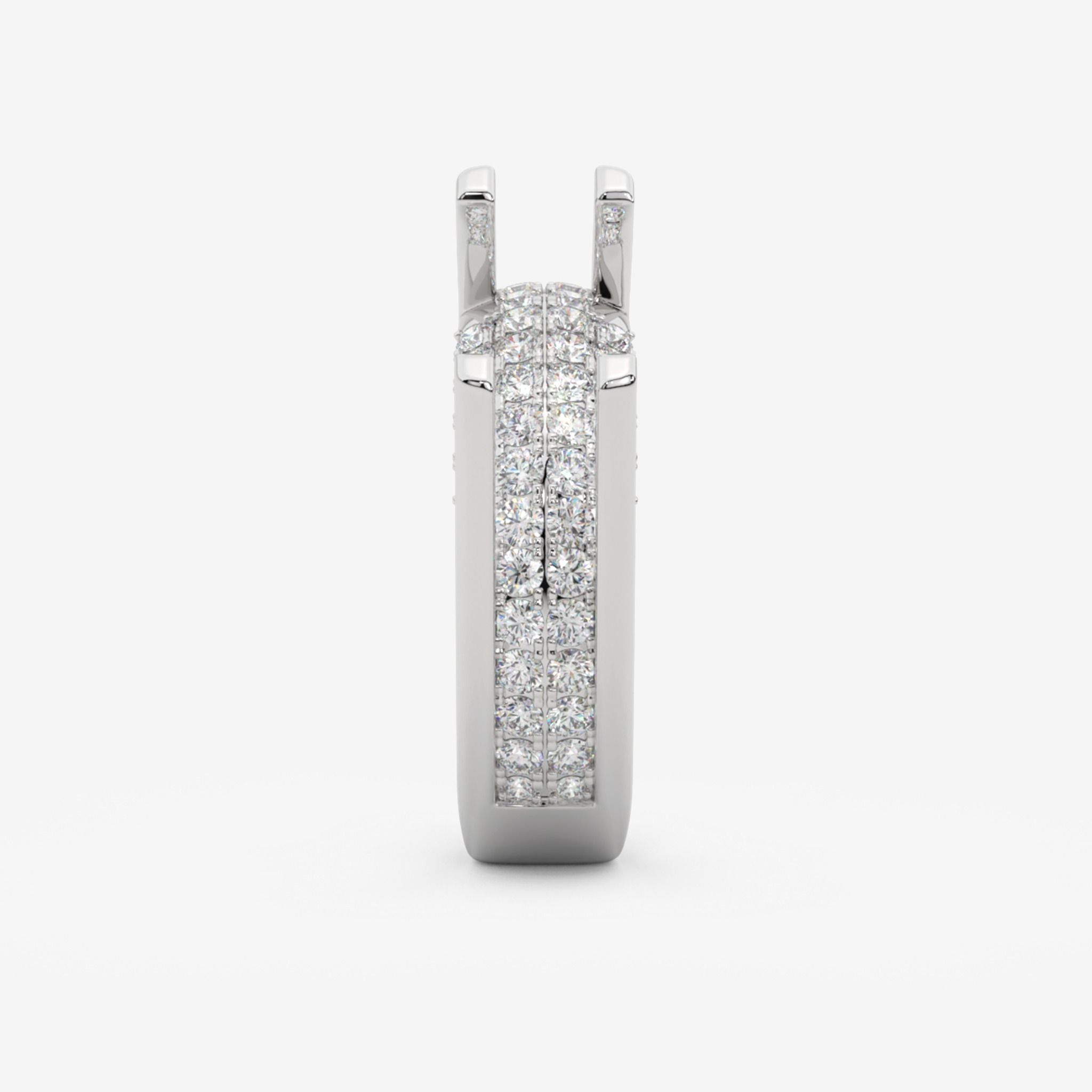 PAVÉ SEMI-SET ENGAGEMENT RING