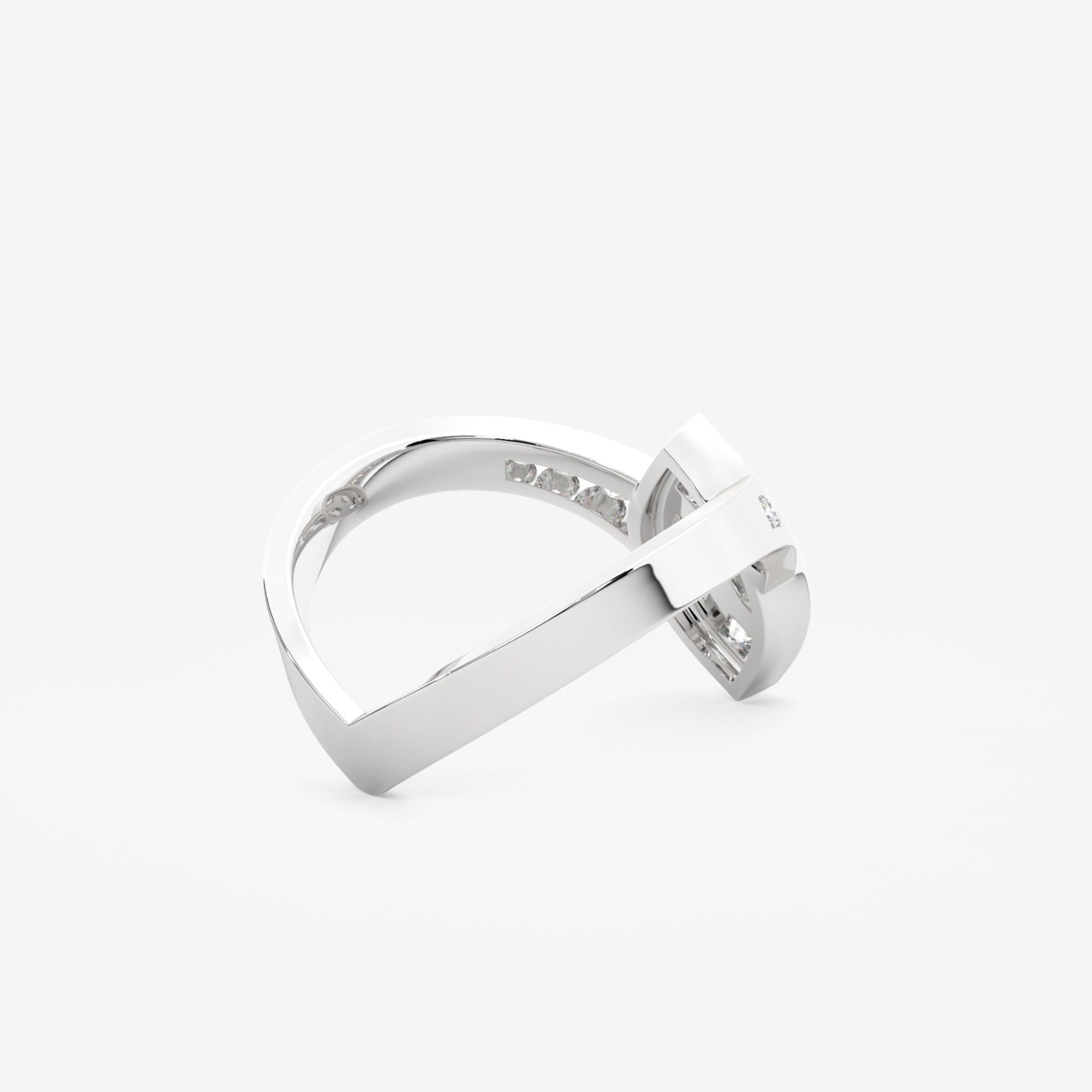 BEZEL-SET CONTOUR RING