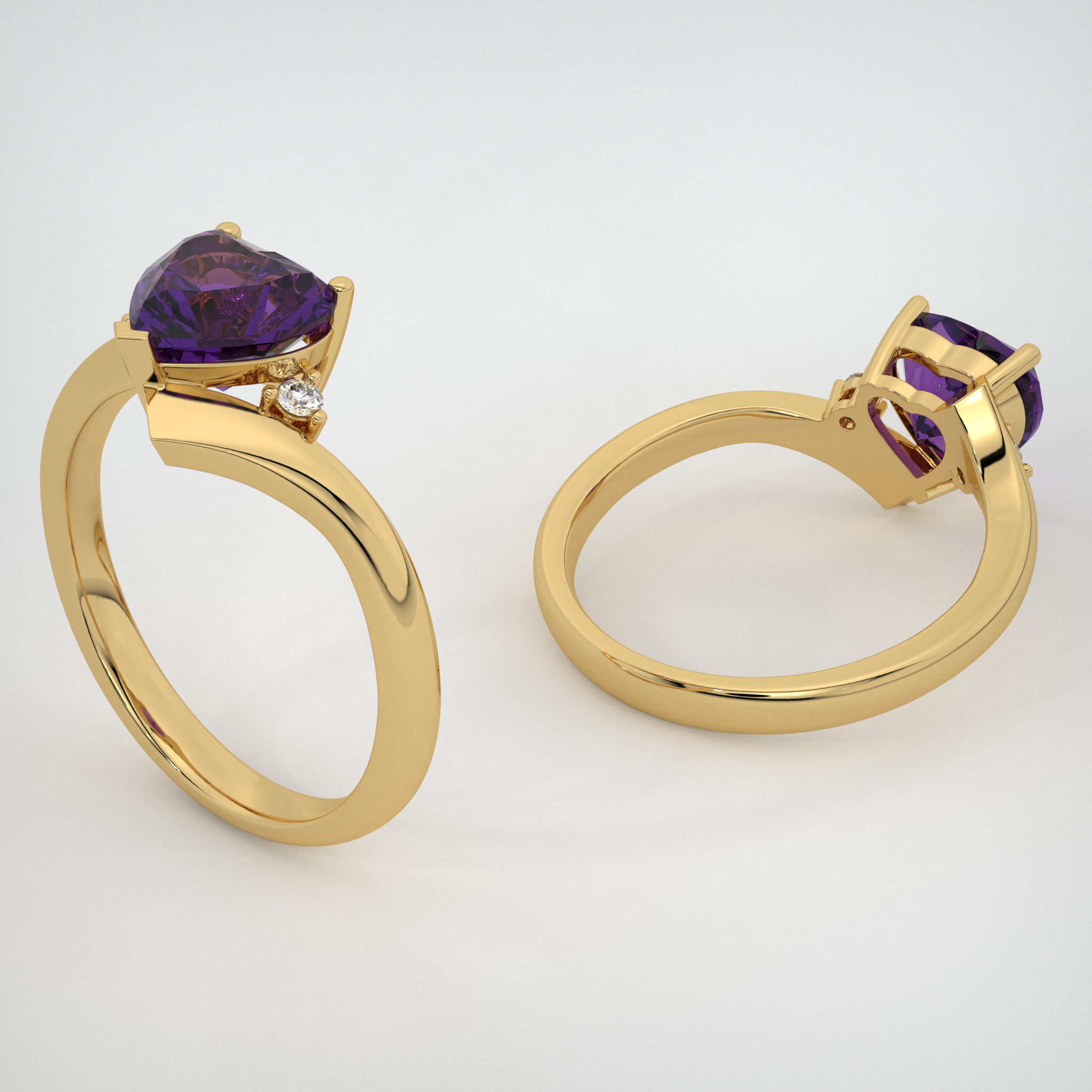 THREE-STONE RING