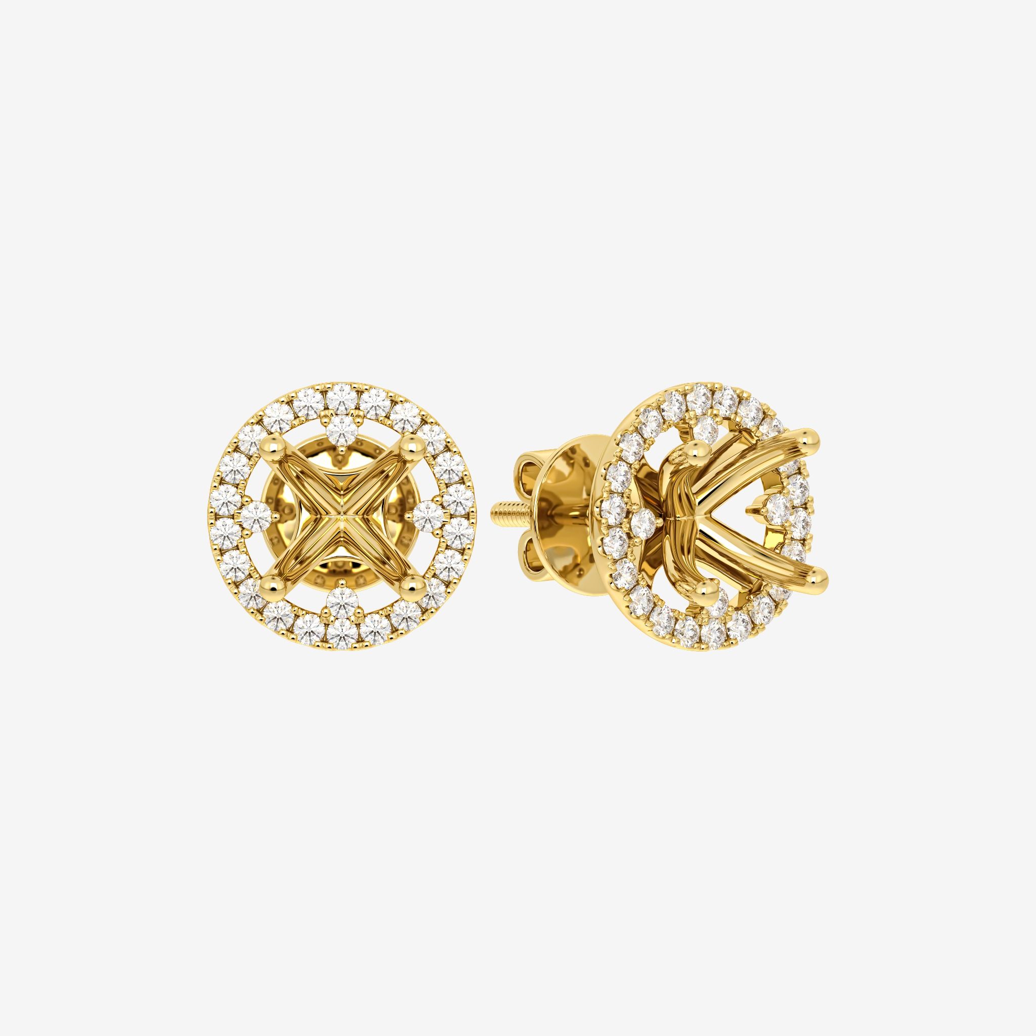 HALO SEMI-SET EARRINGS
