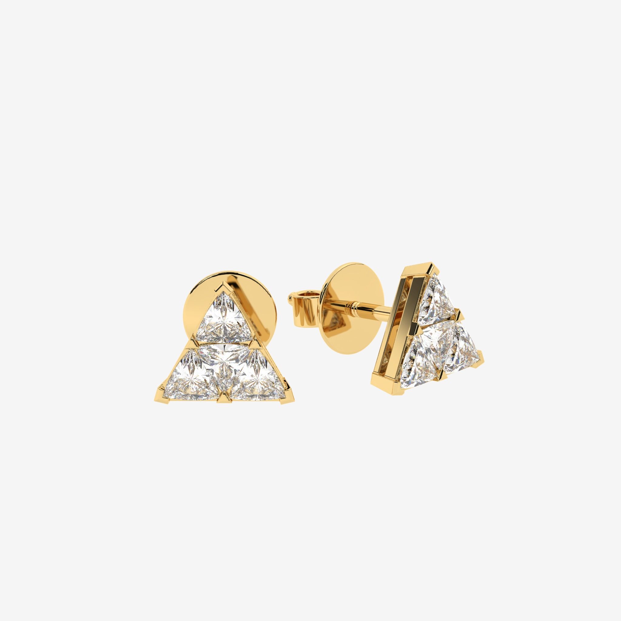 GEOMETRIC STUD EARRINGS