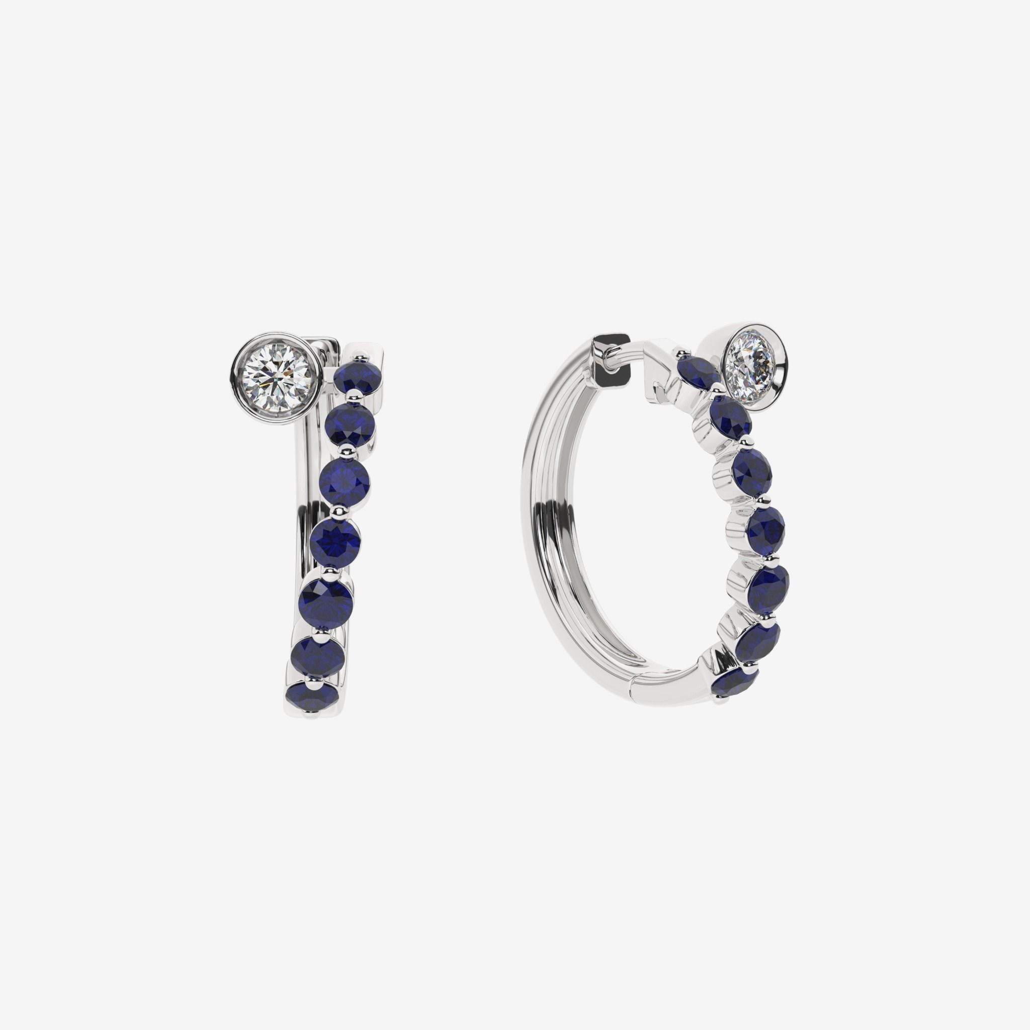 FREEFORM HOOP EARRINGS