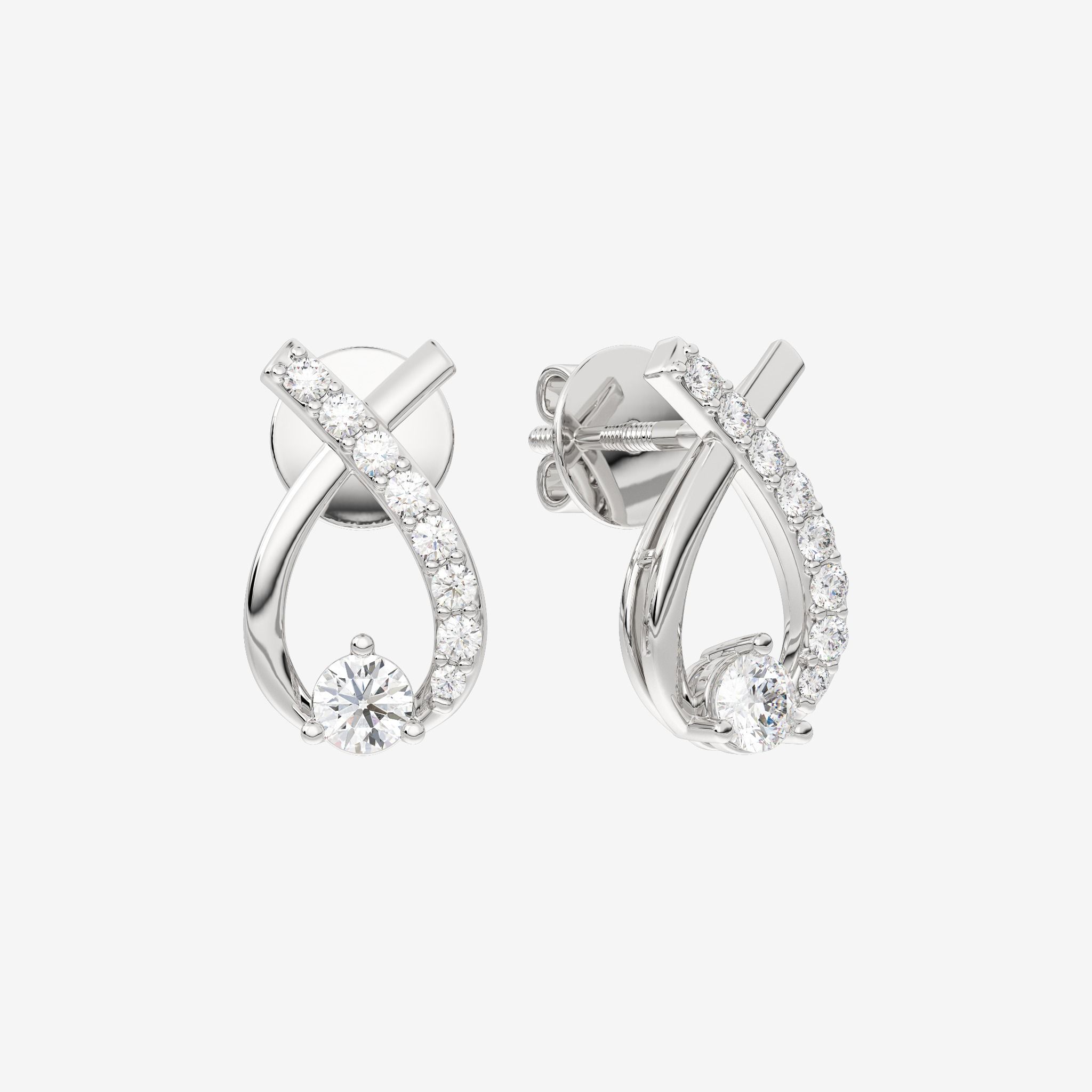 LOOP STUD EARRINGS