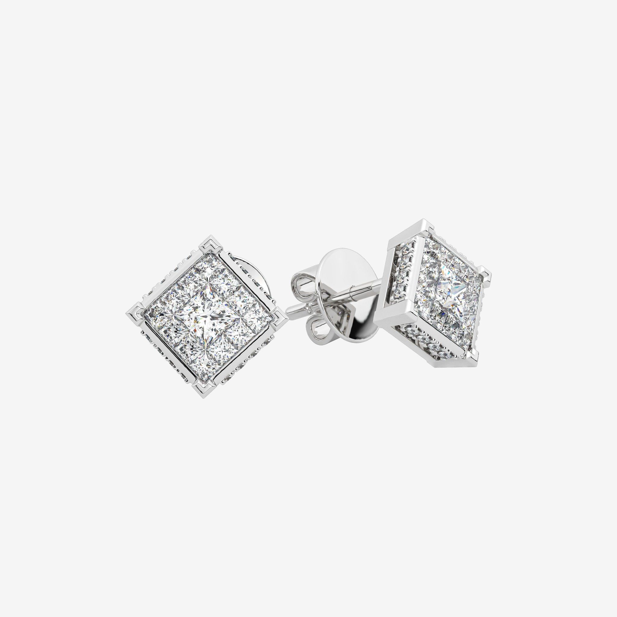 CLUSTER STUD EARRINGS