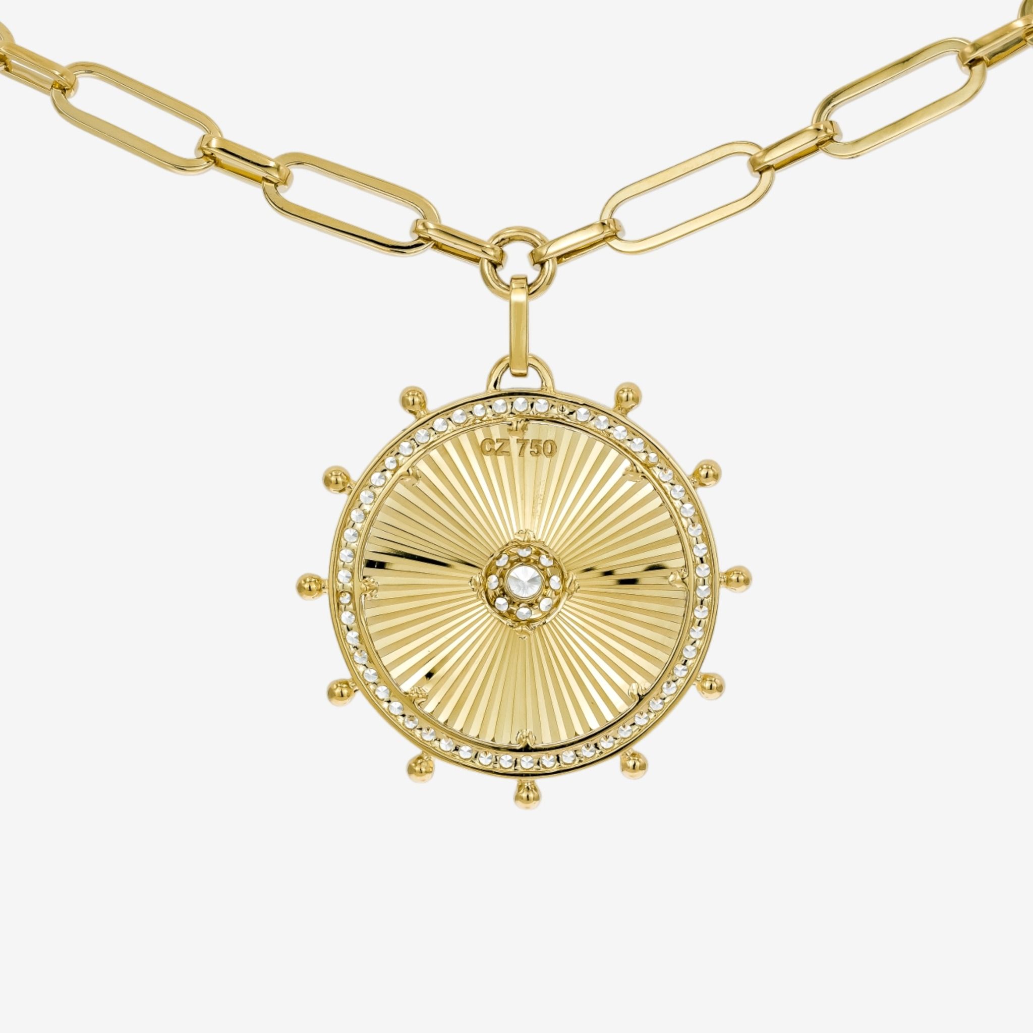 ACCENTED STARBURST NECKLACE