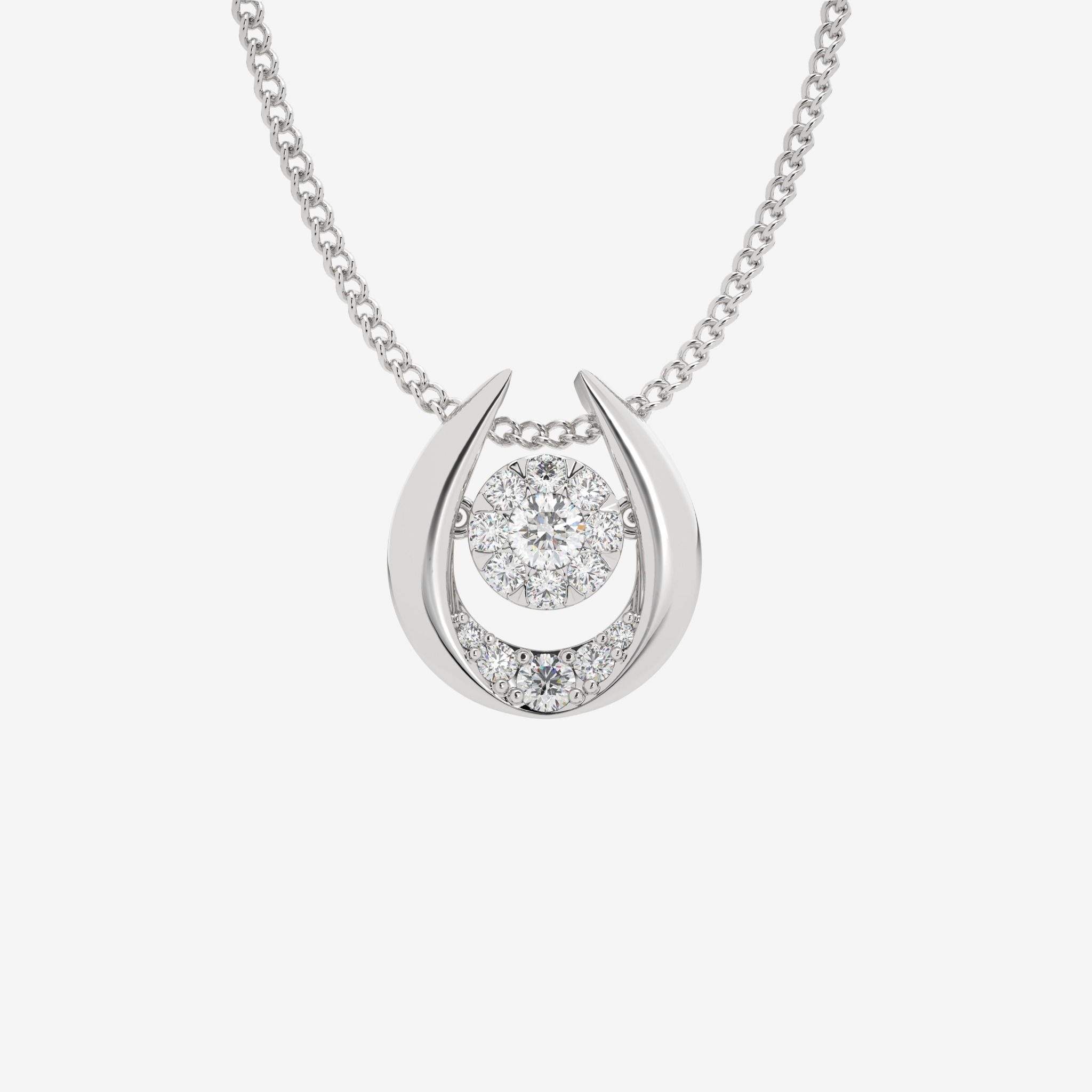 MOONLIT CLUSTER NECKLACE