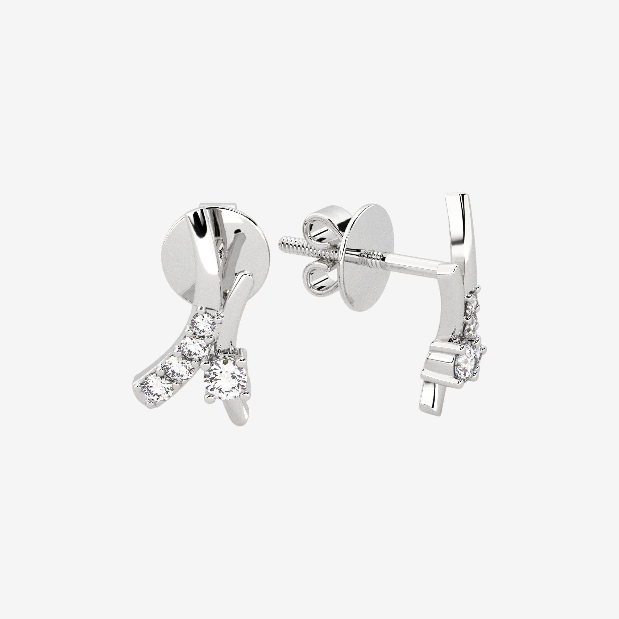 INTERSECT STUD EARRINGS