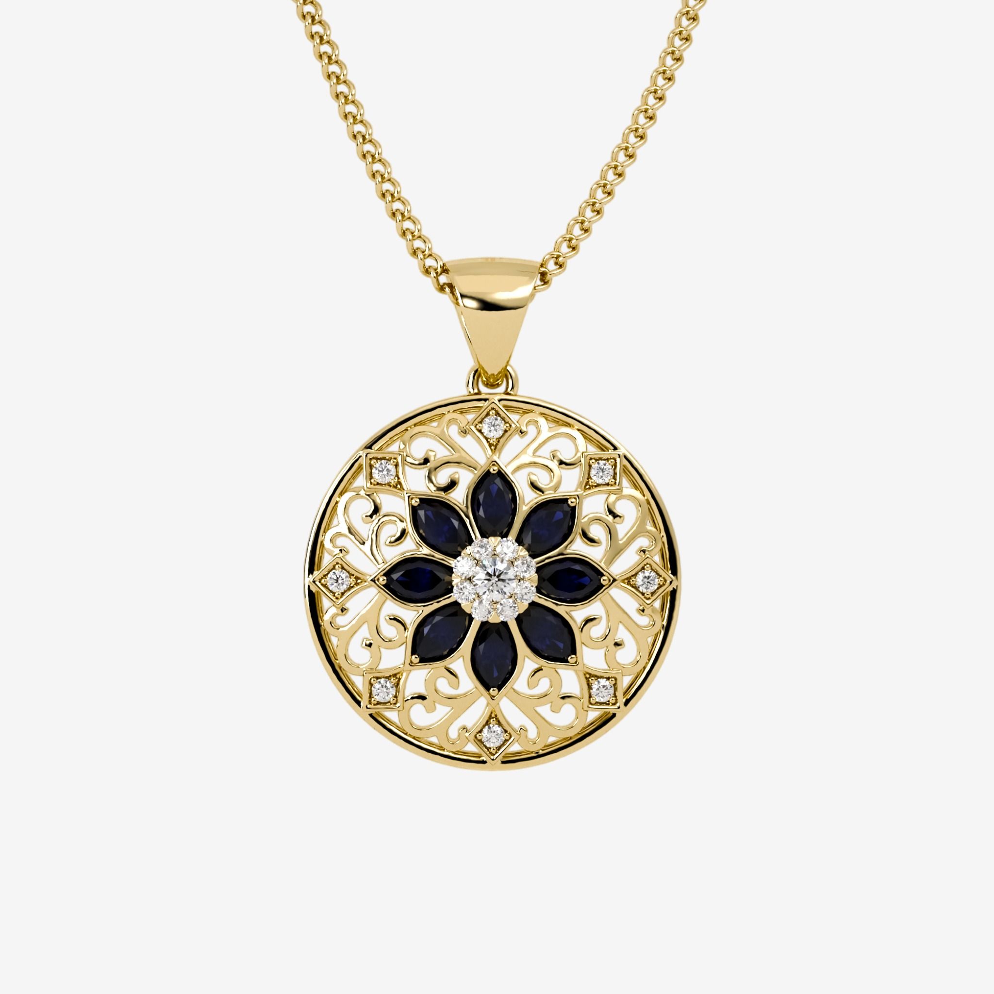 BLOOM FILIGREE PENDANT