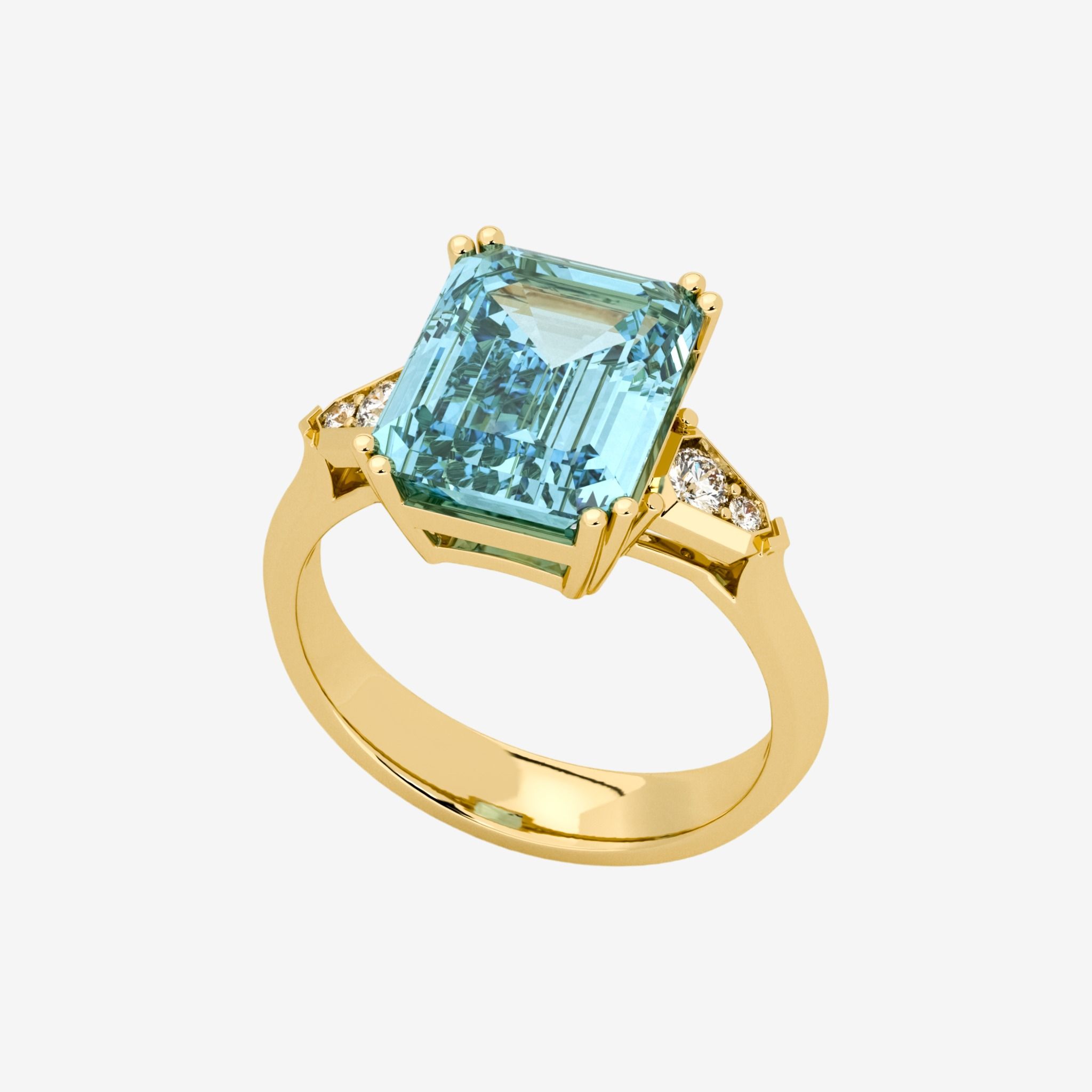 ACCENTED GEMSTONE RING