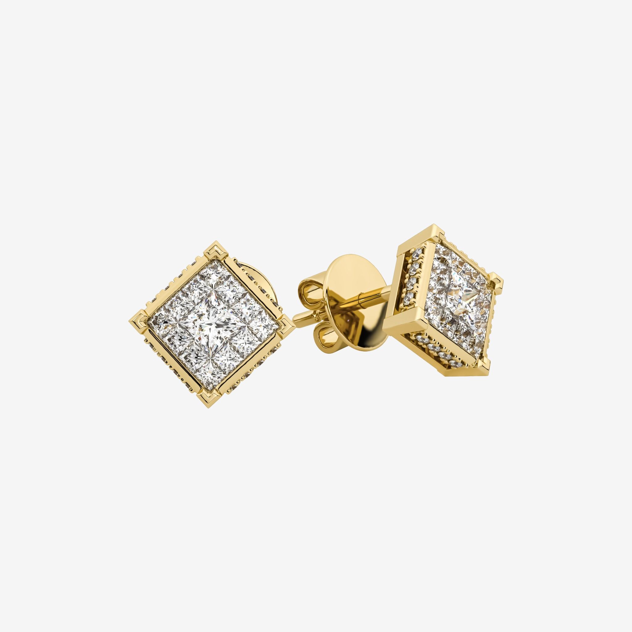 CLUSTER STUD EARRINGS