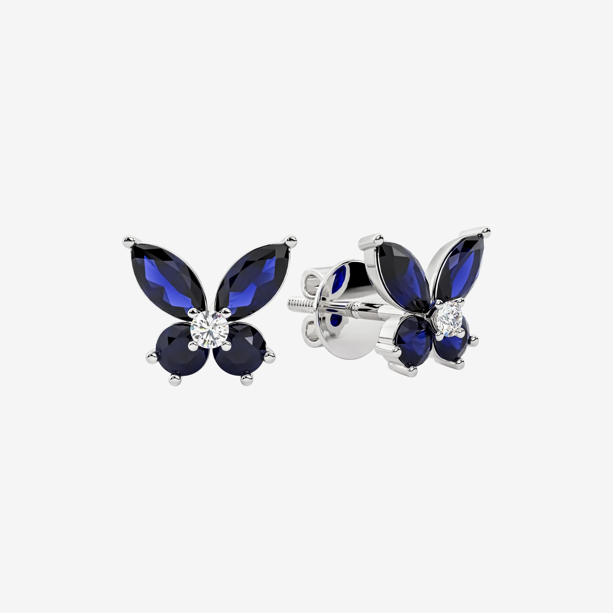 BUTTERFLY STUD EARRINGS